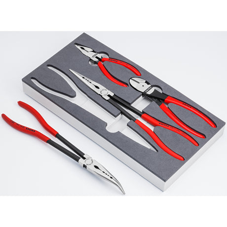 Zestaw szczypiec Knipex motoryzacyjny 00 20 01 v16 zestaw szczypiec (czerwony czarny, 4 szt.)