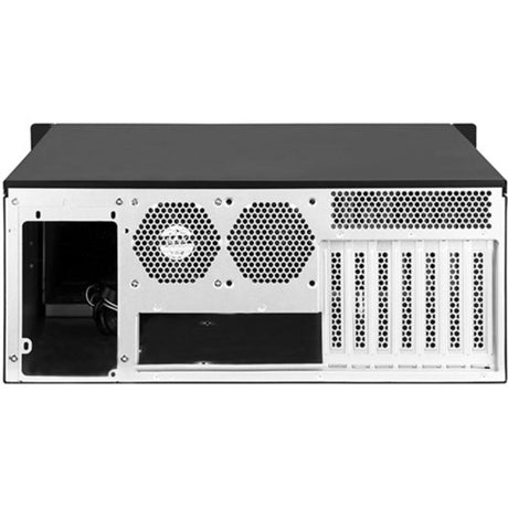 Obudowa rack Silverstone RM42-502 (czarna | 2x USB-A 3.2 (5 Gbit s) | 1x USB-C 3.2 (5 Gbit s) | 2x audio)