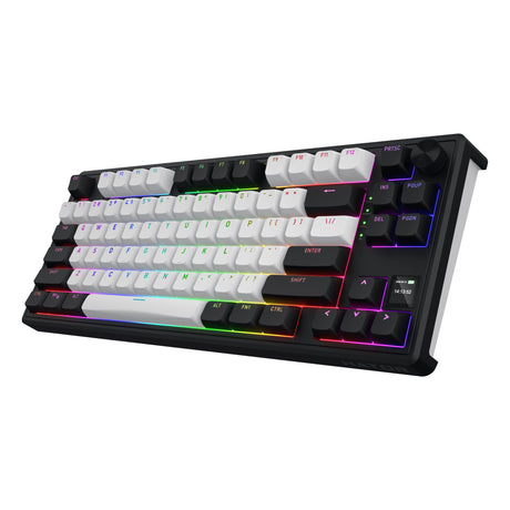 Hator skyfall mag ultima 8k wireless rgb mechanisch gaming toetsenbord (zwart, us lay-out (qwerty), hator aurum ice, 80% (tkl), rgb, double-shot pbt, hot-swap, 2.4ghz | bluetooth | usb-c)