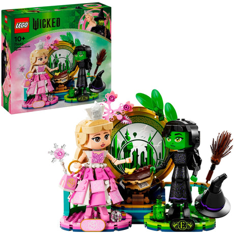 Figurki Lego niegodziwego elphaby i glindy - 75682