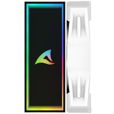 Chłodnica procesora Sharkoon a40 rgb (biała, 4-pinowe złącze wentylatora pwm)