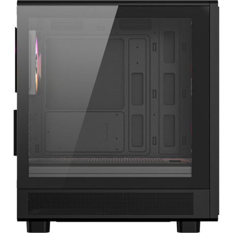 Obudowa Xyz pc gear atom midi tower (czarna | 2x USB-A | 1x USB-C | szkło hartowane)