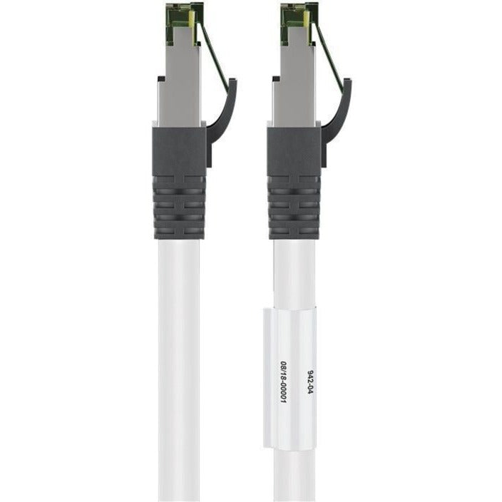 Kabel sieciowy Goobay kat. 8.1 s ftp (biały, 2 metry)