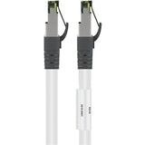Kabel sieciowy Goobay kat. 8.1 s ftp (biały, 2 metry)