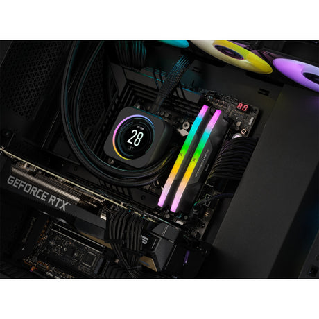 Corsair Vengeance RGB 32 GB DDR5-5200 (2x 16 GB) RAM (czarny, cmh32gx5m2b5200c40, xmp 3.0)