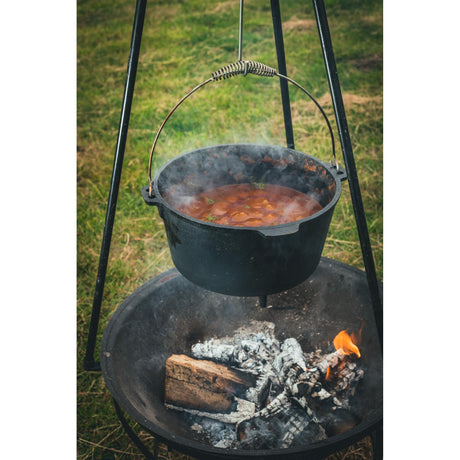 Patelnia do gotowania The Windmill Dutch Oven 9 qt (czarna, ø 31,5 cm | 8,5 litra)
