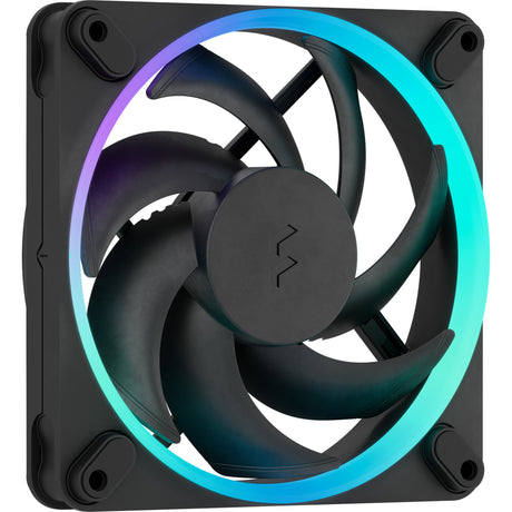 Fractal Design Moment 12 wentylatorów RGB (czarny, 3 sztuki, 120 x 120 x 25 mm, pwm)