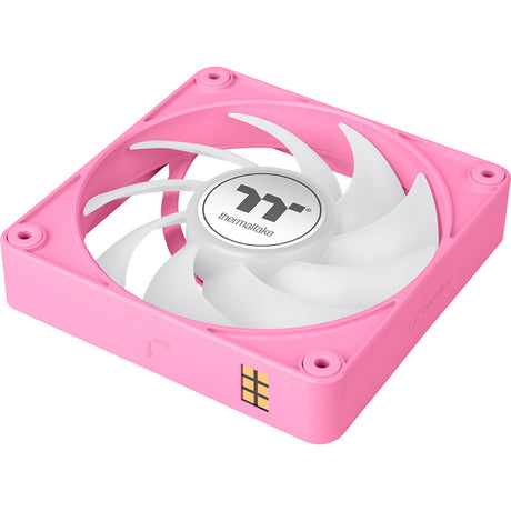 Thermaltake ct120 ex argb Sync wentylator chłodzący do komputera różowy (pakiet 3 wentylatorów) wentylatory do obudowy (różowy, 3 sztuki, 120 x 120 x 25 mm, pwm)
