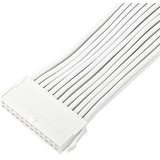 Kabel przedłużający Silverstone sst-pp07e-mbw-v2, 24pin atx (biały, 30 centymetrów)