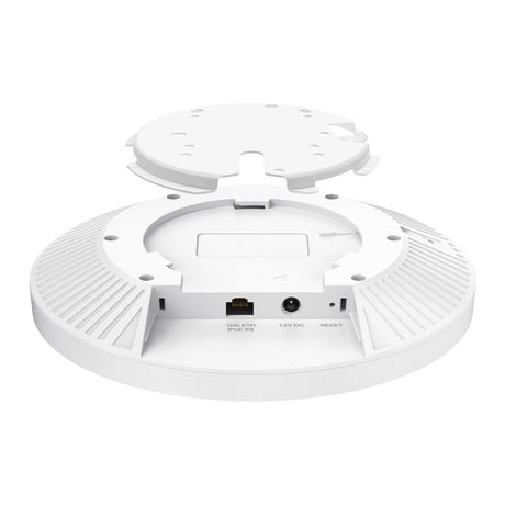 Tp-Link Omada EAP787 - Be12000 Tri-Band Wi-Fi 7 punkt dostępowy do montażu sufitowego Siatkowy punkt dostępowy (biały)
