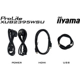 Monitor Iiyama prolite xub2395wsu-b5 22,5 (czarny, HDMI, Display Port, VGA, 2x USB-A, USB-B)