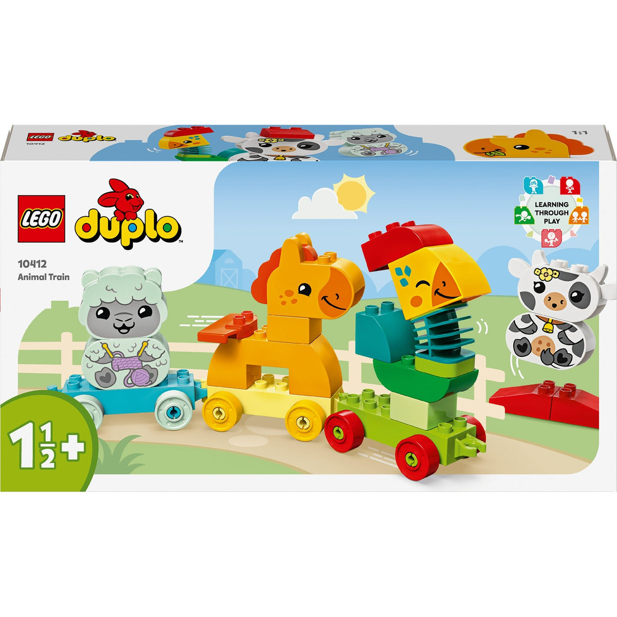 Lego duplo Mój pierwszy pociąg ze zwierzętami - 10412