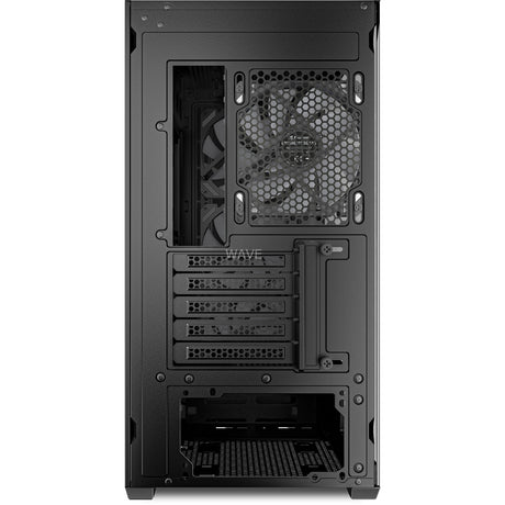 Obudowa mini tower Sharkoon mk3 rgb (czarna | 2x usb-a | 1x usb-c | rgb | szkło hartowane)