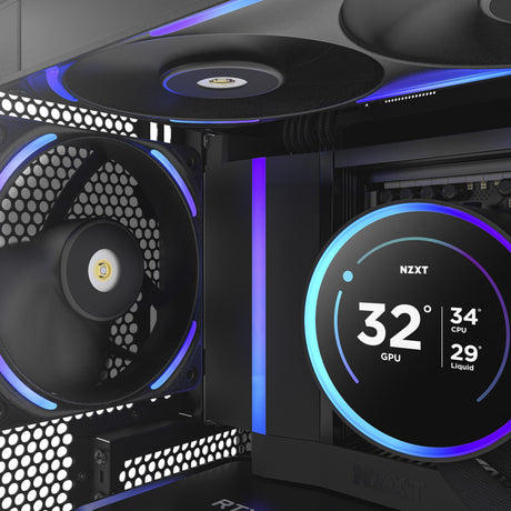 Wentylator obudowy Nzxt f120x rgb (czarny, 120 x 120 x 30 mm, pwm)