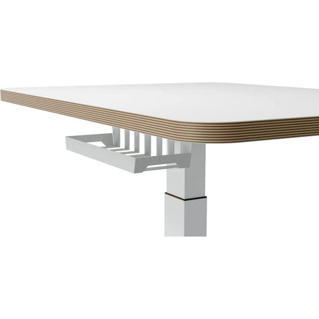 Biurko Leitz ergo typu sit-stand elektryczne - regulowana wysokość - małe biurko - z funkcją pamięci - 80 x 60 cm - biały