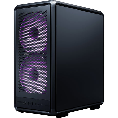Cooler master masterframe 500 mesh argb obudowa midi tower (czarna | 2x usb-a | 1x usb-c | rgb | szkło hartowane)