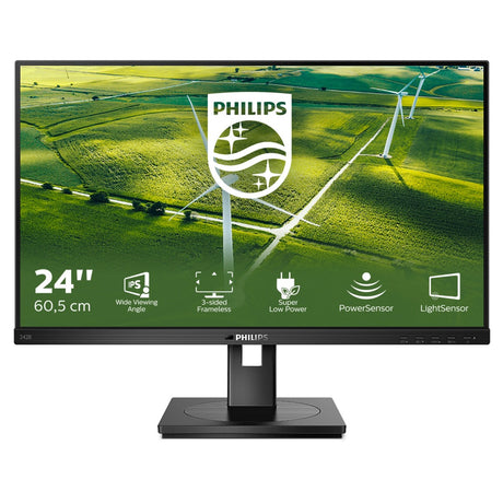 Monitor Philips 242b1g 23.8 (czarny, HDMI, Display Port, DVI-D, VGA, USB-A, USB-B)