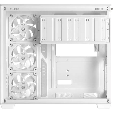 Obudowa Asus a32 plus midi tower (biała | 2x USB-A | 1x USB-C | RGB | szkło hartowane)