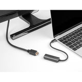 Delock Adapter USB-C (męski) > HDMI (żeński) (tryb DP Alt) (szary, 0,2 m)