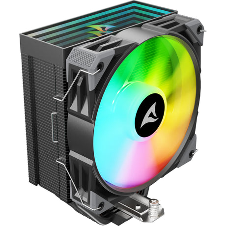 Chłodnica procesora Sharkoon a50 rgb (czarna, 4-pinowe złącze wentylatora pwm)