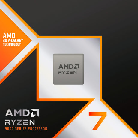 Procesor AMD Ryzen 7 9850x3D, 4,7 GHz (5,6 GHz Turbo Boost) z gniazdem AM5 (odblokowany, w pudełku)