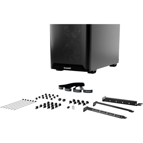 Bądź cicho! obudowa midi tower pure base 501 lx (czarna | 2x USB-A | 1x USB-C | RGB | szkło hartowane)