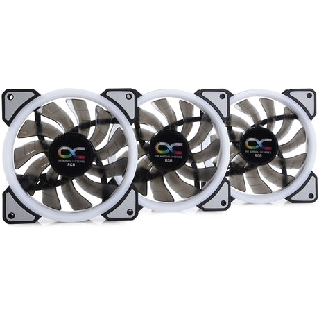 Wentylatory Alphacool eiszyklon aurora lux digital rgb (3 sztuki, 120 x 120 x 25 mm, 3-pinowe złącze wentylatora)