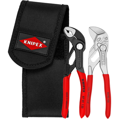 Zestaw mini szczypiec Knipex w pasku narzędziowym (czerwony czarny)
