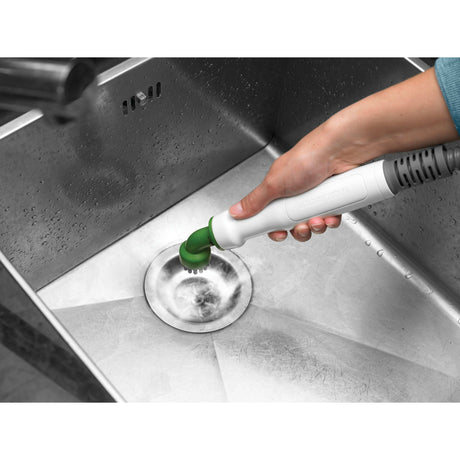 Mop parowy Black+decker fsmh1321 1600 W z 6 akcesoriami Odkurzacz parowy (biały niebiesko-szary)