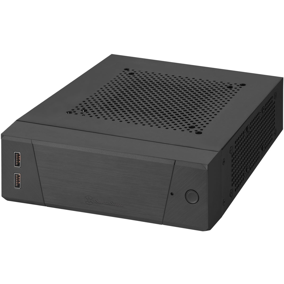 Obudowa HTC Silverstone sst-ml10b (czarna | 2x usb-a)