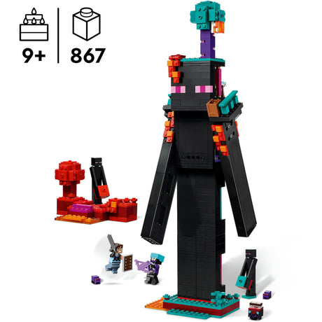 Lego Minecraft 2w1 Wieża Endermana dla dzieci - 21279