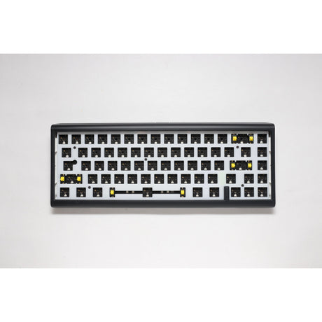 Ducky rzutowany Tinker 65 z qmk przez klawiaturę mechaniczną RGB (czarny, układ USA (QWERTY), 65%, barebone. Diody LED rgb, możliwość wymiany podczas pracy, mocowanie uszczelki)
