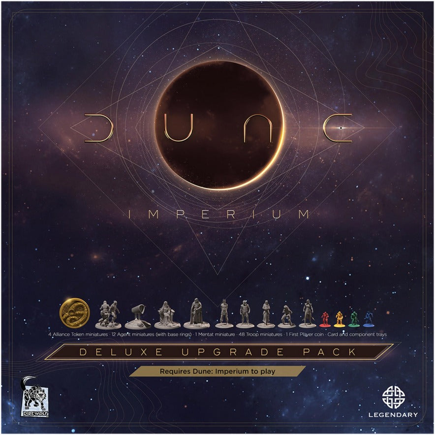 Asmodee Dune: gra planszowa Empire Deluxe z pakietem ulepszeń (angielski, dodatek, 1–4 graczy, 60–120 minut, od 14 lat)
