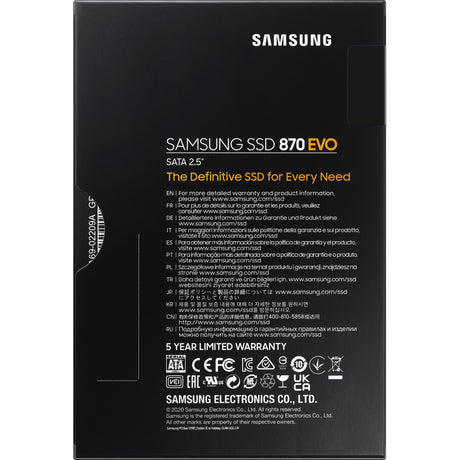 Dysk SSD Samsung 870 evo 500 GB (mz-77e500b eu, sata 600)