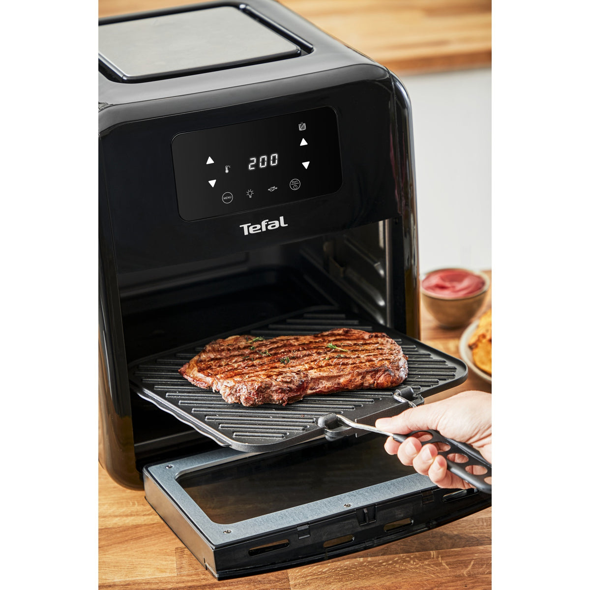 Mini piekarnik Tefal Easy Fry z grillem (czarny)