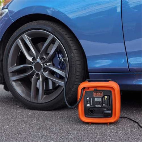 Sprężarka Black+decker asi400 12 V (pomarańczowo-czarna, 160 psi, 11 barów)