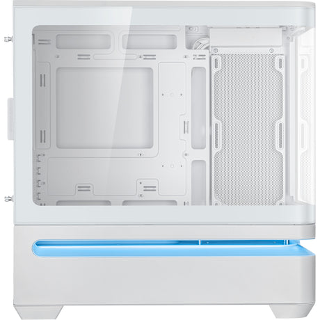 Obudowa Midi Tower Asus Prime Ap202 (biała | 2x USB-A | 1x USB-C | RGB | Szkło hartowane)