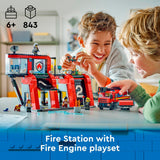 Lego City Remiza strażacka i wóz strażacki - 60414