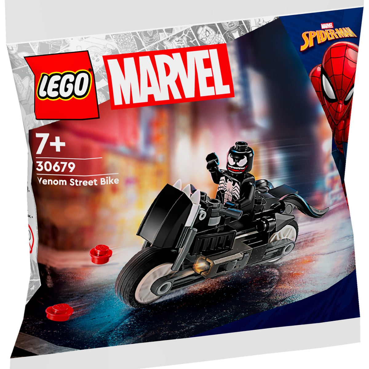 Lego Marvel - zabawka konstrukcyjna roweru ulicznego Venom (30679)