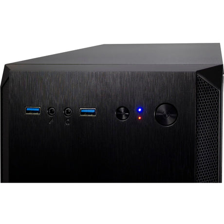 Obudowa mini tower Inter-tech h-606 (czarna | 2x USB-A)