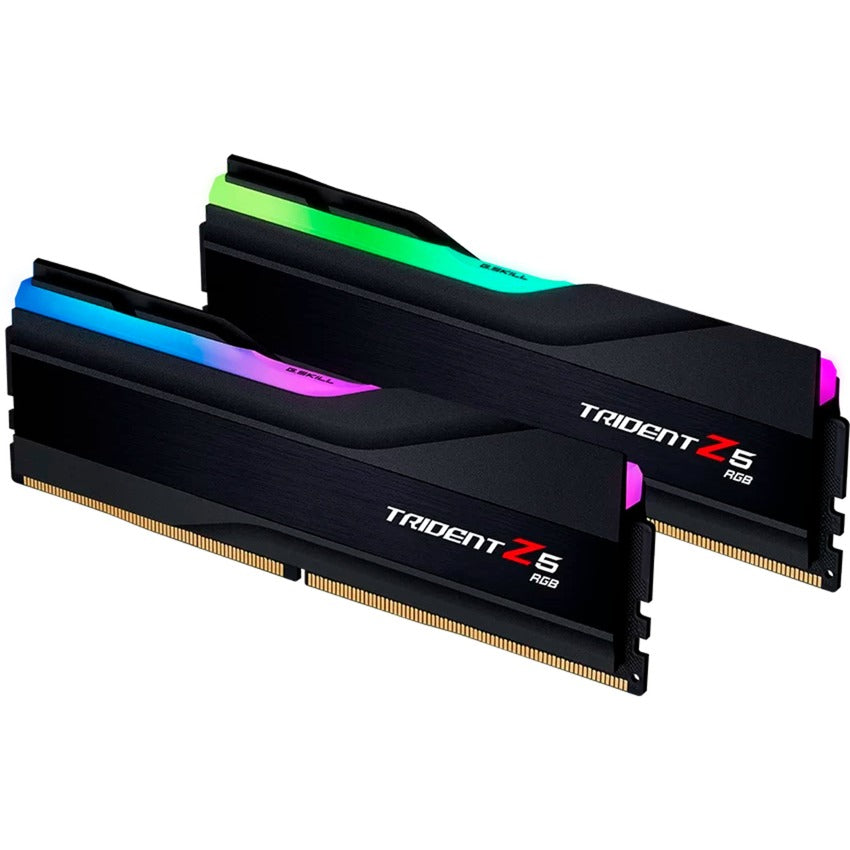Zestaw G.skill 64 GB DDR5-6000 RAM (czarny, f5-6000j3636f32gx2-tz5rk, trident z5 rgb, xmp)