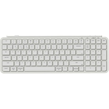 Klawiatura Keychron b2 pro-k8 (biała (matowa), układ US (QWERTY), przełączniki nożycowe, 96%, nakładki na klawisze ABS, 2,4 GHz | Bluetooth | USB)