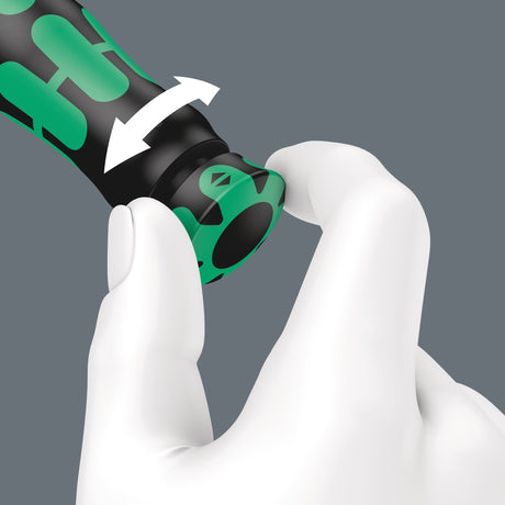 Klucz dynamometryczny Wera Click-Torque 5 z grzechotką odwracalną (czarno-zielony)