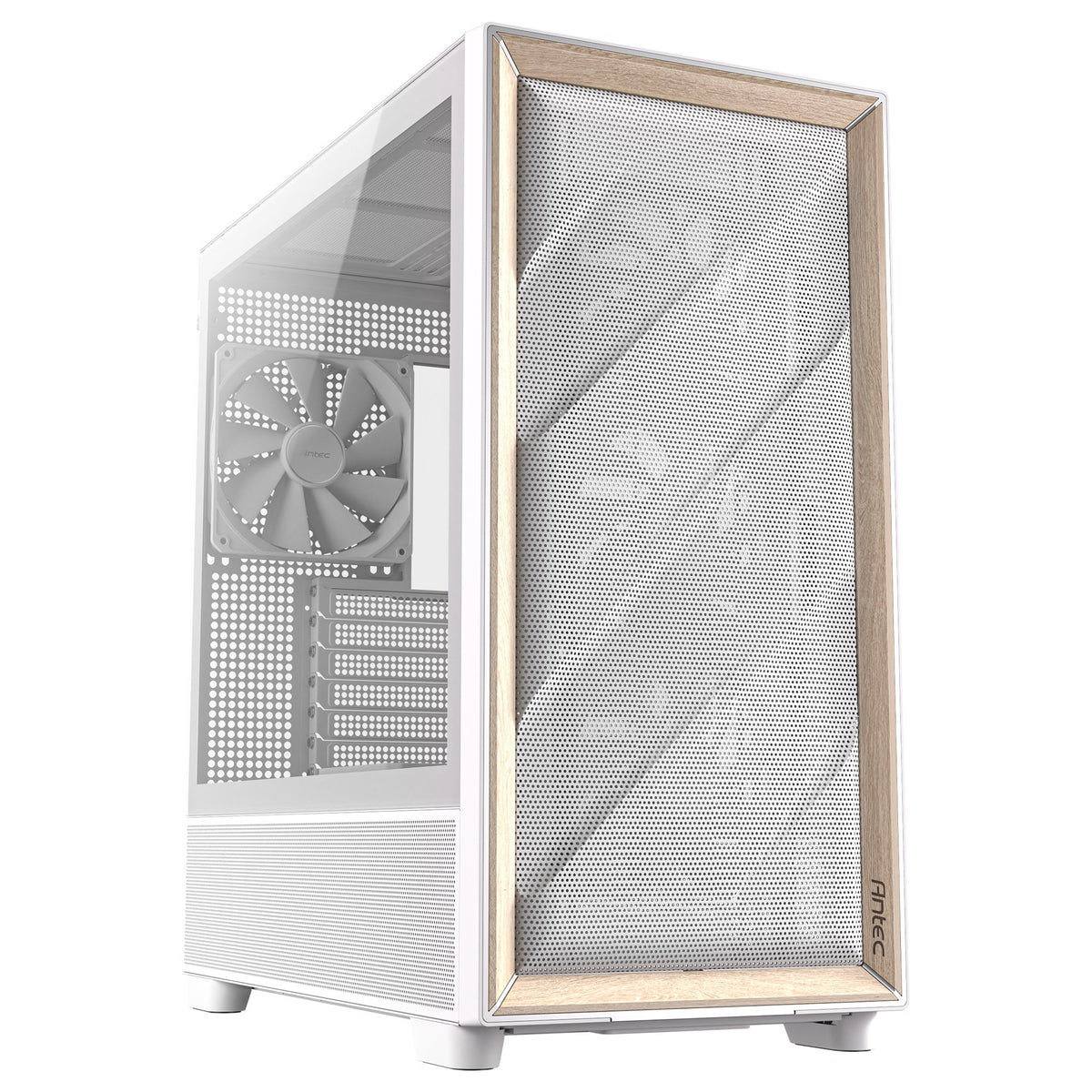 Obudowa Antec Flux Midi Tower (biała | 2x USB-A | 1x USB-C | szkło hartowane)