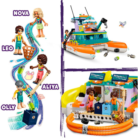 Lego friends - zabawka konstrukcyjna łodzi ratunkowej (41734)