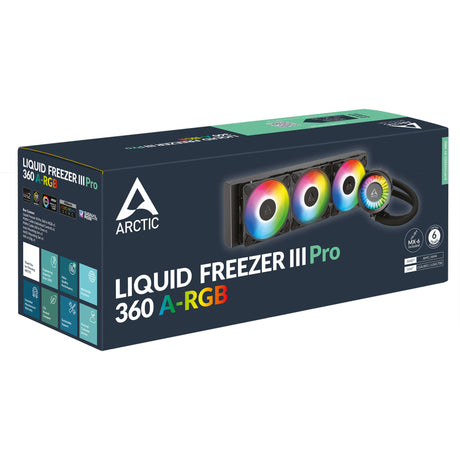 Arctic Liquid Freezer III Pro 360 A-RGB Chłodzenie wodne (czarne)