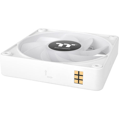 Thermaltake ct120 ex Reverse argb Sync wentylator chłodzący komputer śnieg (pakiet 3 wentylatorów) wentylatory do obudowy (białe, 3 sztuki, 120 x 120 x 25 mm, pwm)