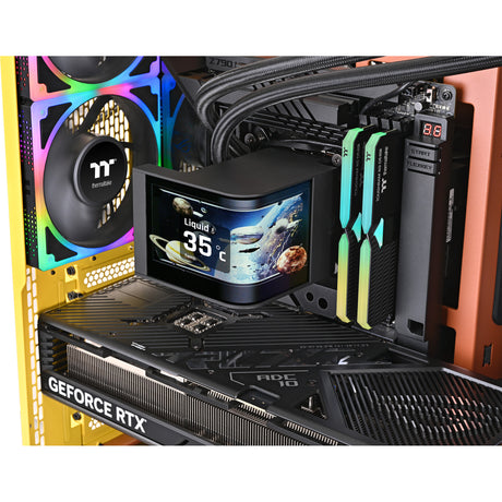 Thermaltake Magcurve 360 Ultra Arbb Sync AIO Chłodnica cieczowa Chłodzenie wodne (czarny)
