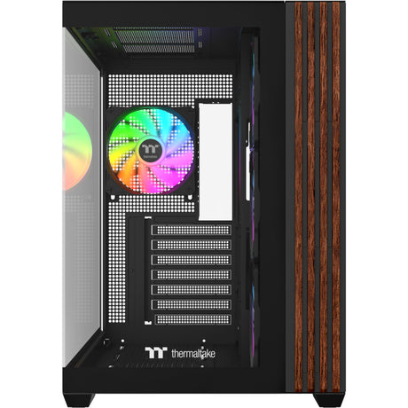 Obudowa Midi Tower Thermaltake View 380 ws argb (kolor czarnego drewna | 2x USB-A | 1x USB-C | RGB | szkło hartowane)