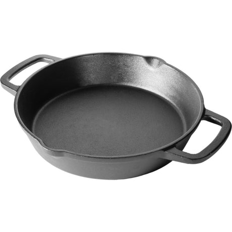 Patelnia wiatrakowa z 2 uchwytami (czarna, ø 16 cm)